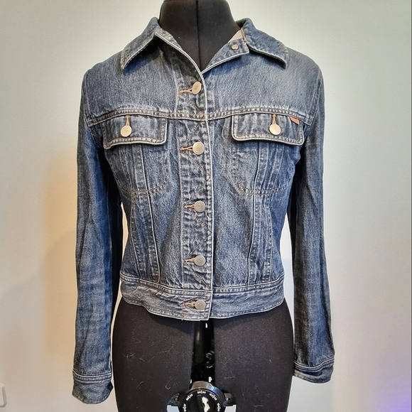 Fcuk Fitted Denim Jacket - Picture 2 of 7